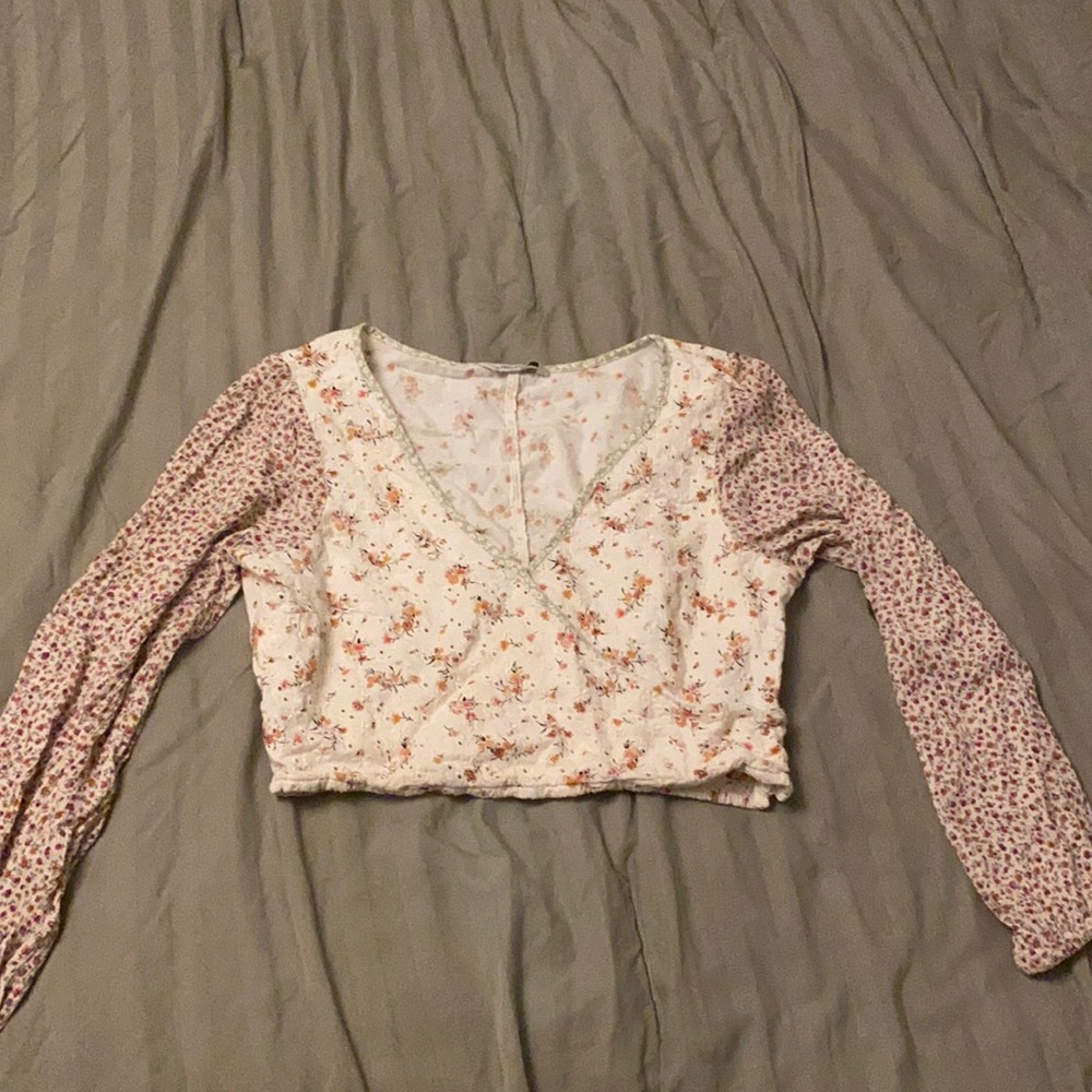 Floral crop top